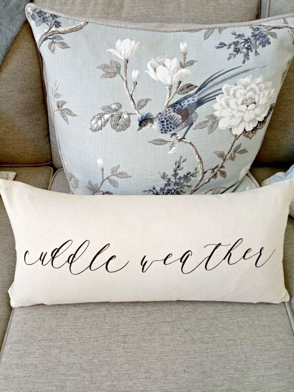 NEW! BOHO FARMHOUSE Cuddle Weather ACCENT PILLOW
